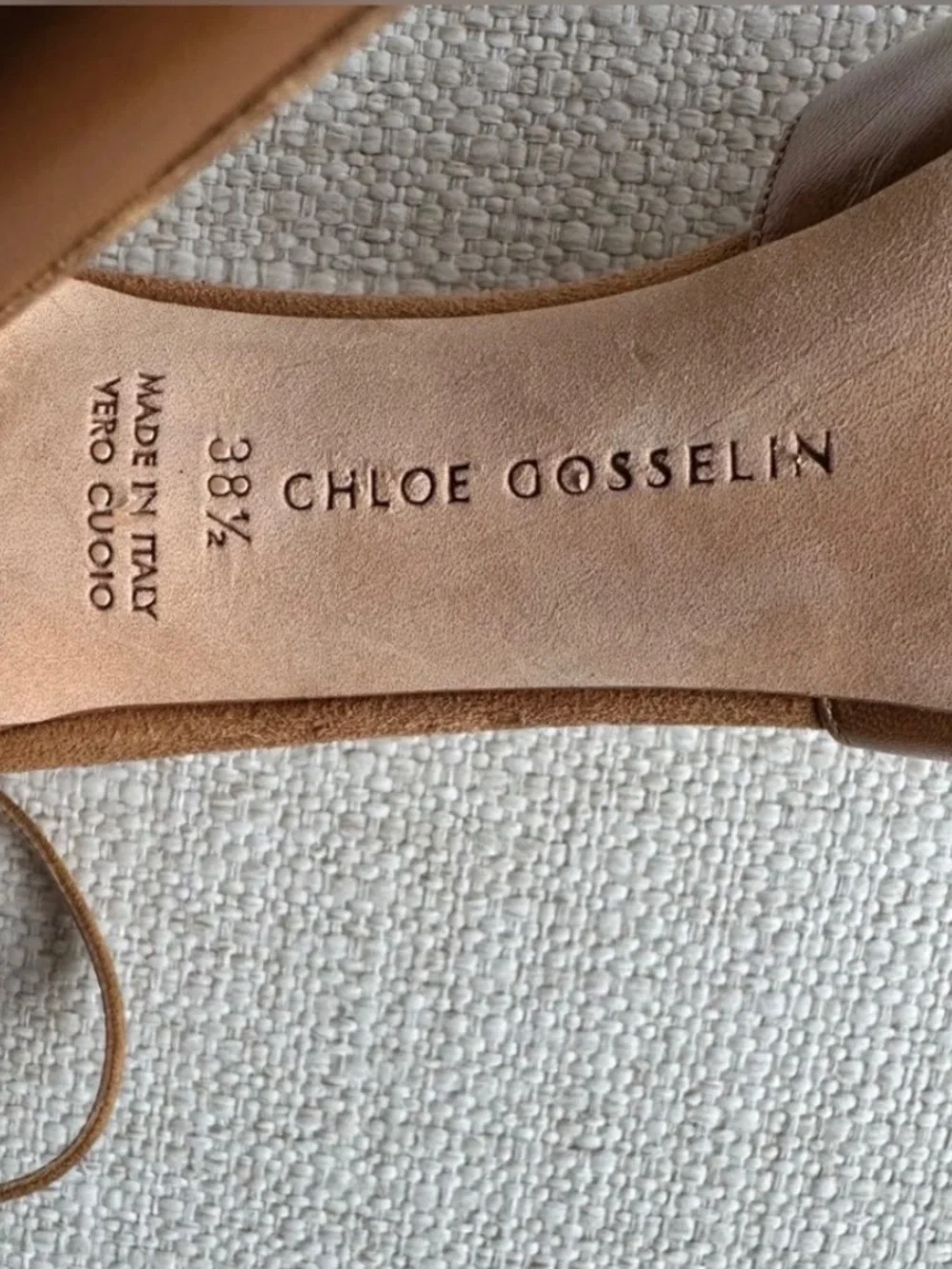 Chloé Gosselin Italian Leather Stiletto Heels 🤎